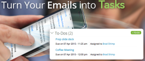 Turn your emails into tasks