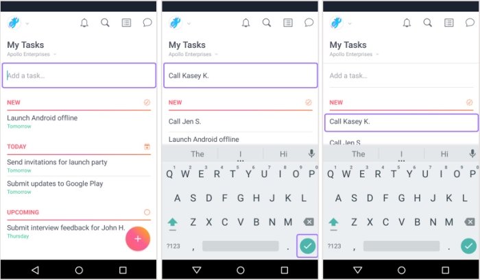 asana android app offline 3