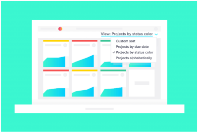 asana dashboard views