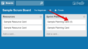 scrum process with trello