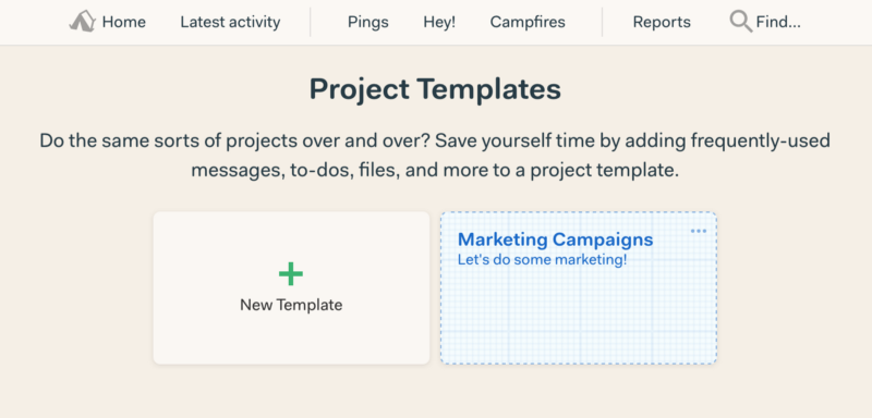basecamp project template 5
