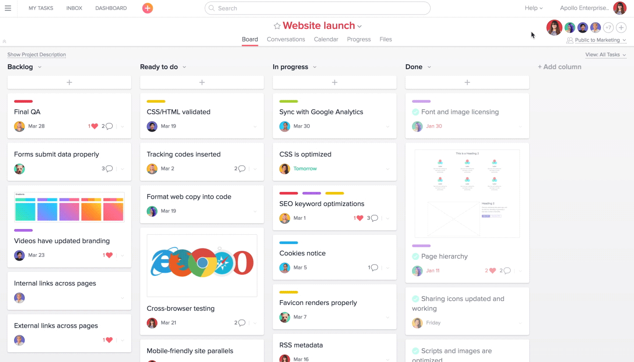 Asana Boards New Filter And View Features