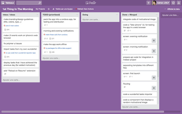 boards for trello extension