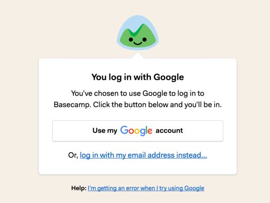 Why do I keep getting a new sign in notification when I login? - Basecamp  Help