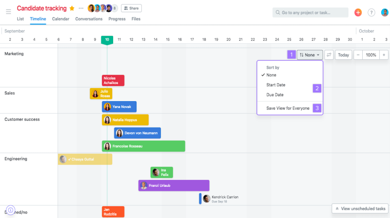 Asana Rolls Out New Sections in Timeline