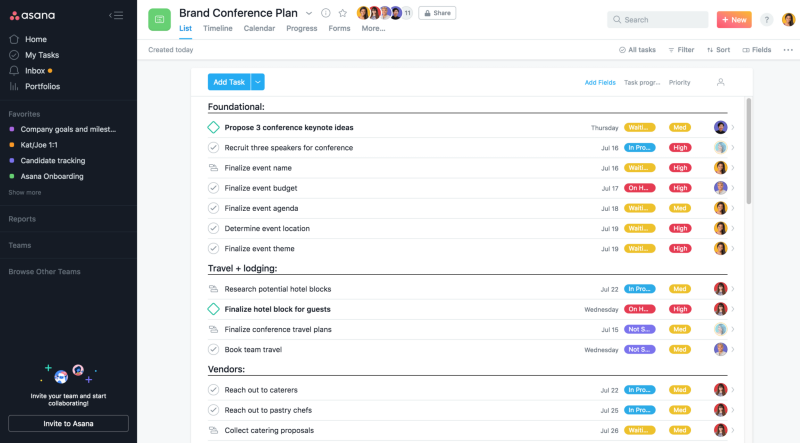 asana enterprise work graph builder apis