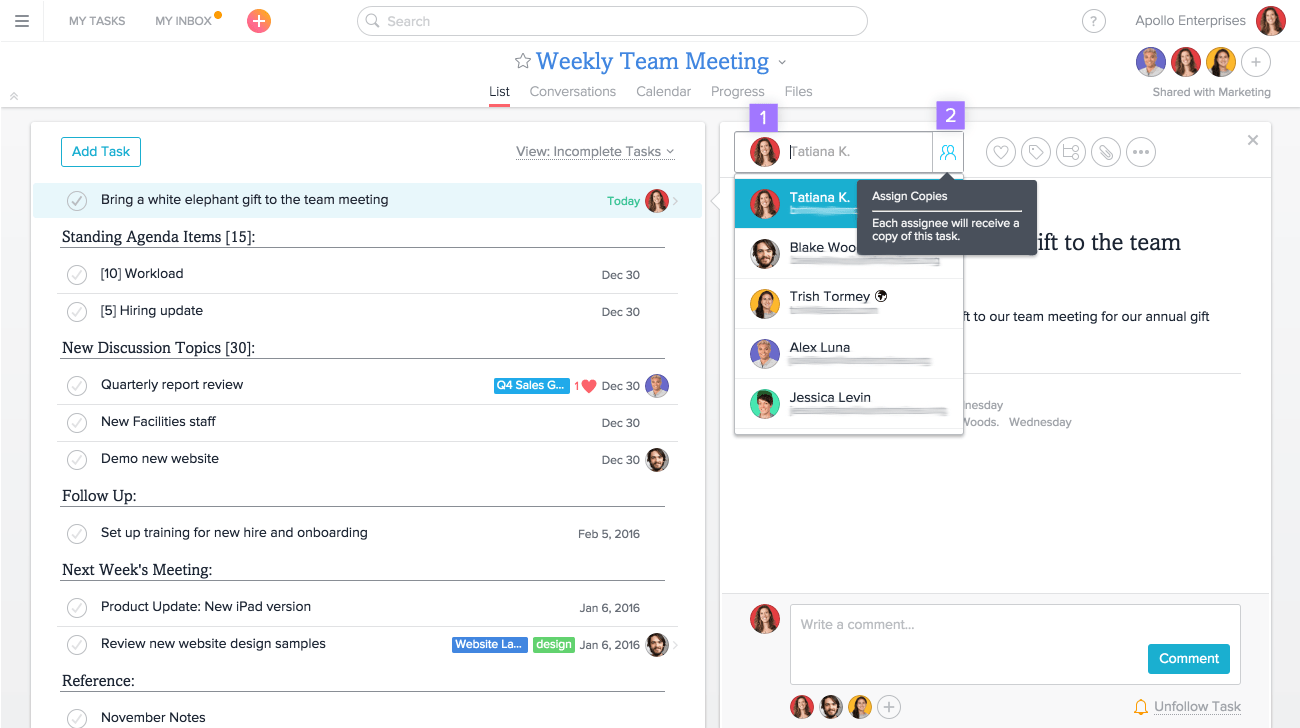 add audionotes to asana